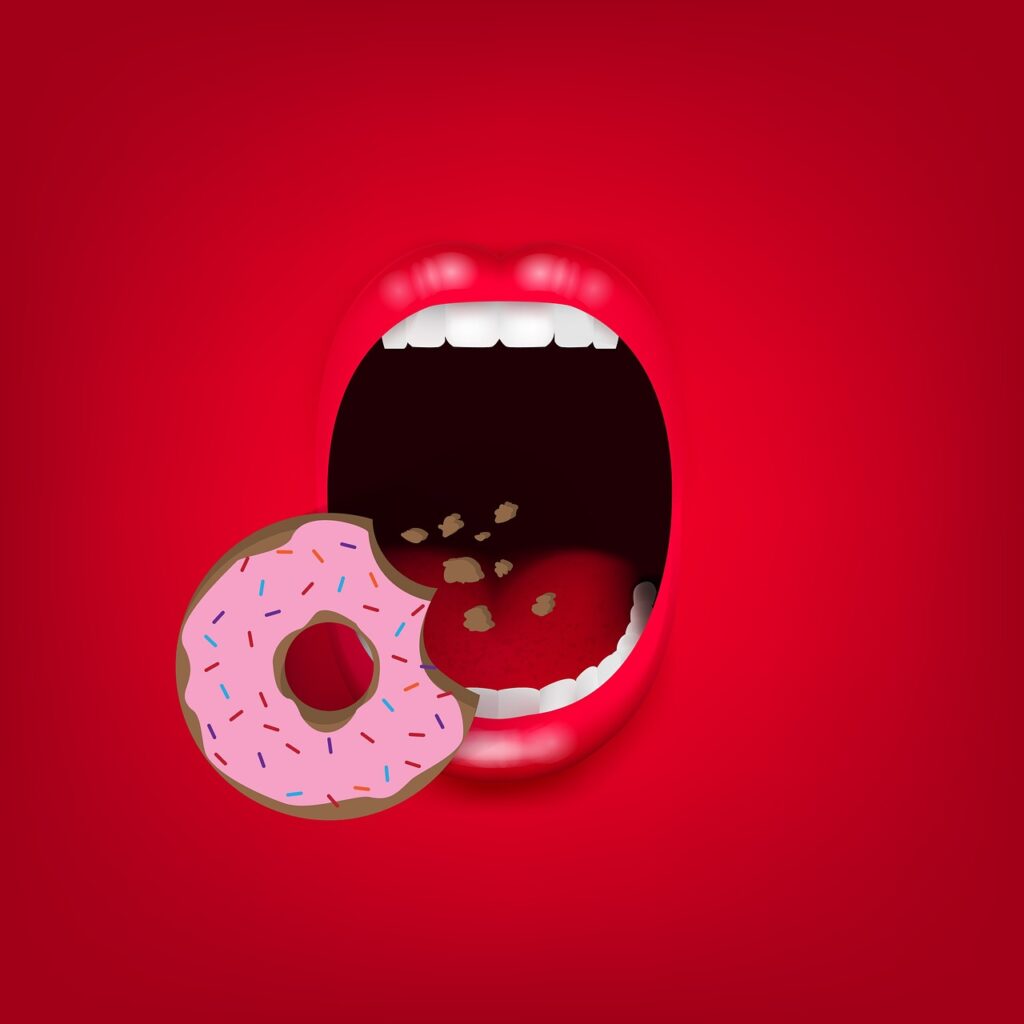 食べ過ぎが原因でニキビが出やすい部位はどこですか？